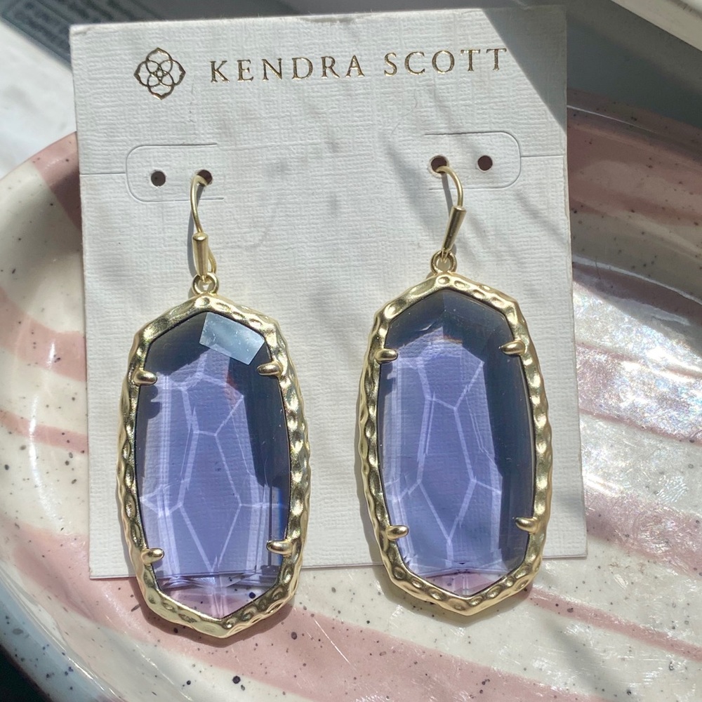 kendra scott purple earrings